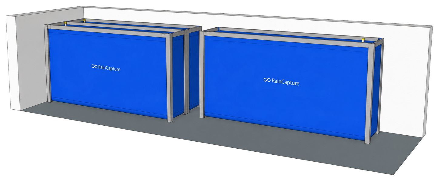 Wassersack vertikal – 2500 Liter