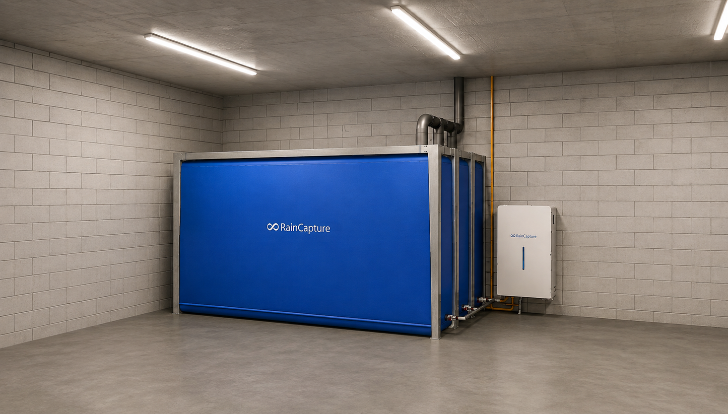 Waterzak verticaal - 2500 liter